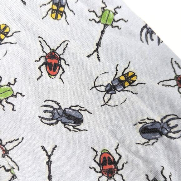 Vtg Carter's Pajamas Boys Sz 3T Blue Bugs Beetles 90s - Picture 3 of 5